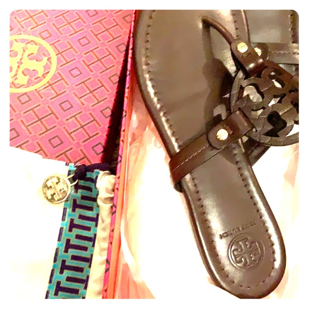COPY - Tory Burch Miller sandal in chocolate